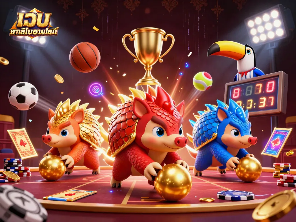 เล่นสนุกกับเว็บ คาสิโนออนไลน์ ที่เต็มไปด้วยการ์ตูนแพนโกลินในซีนคาสิโนสุดมันส์