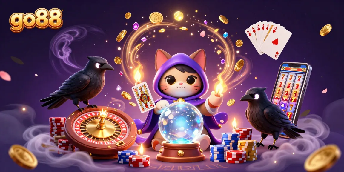 Engage with go88's thrilling casino experience featuring vibrant characters and dynamic gambling action.