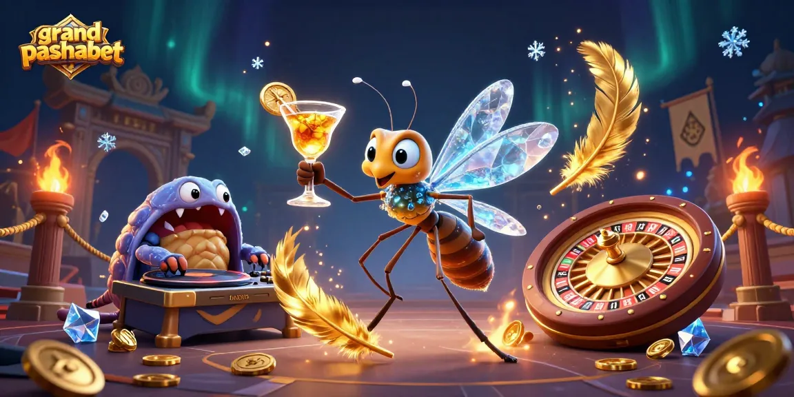grandpashabet ile casino dünyasında mücadele eden karakterlerin canlandığı 3D illüstrasyon
