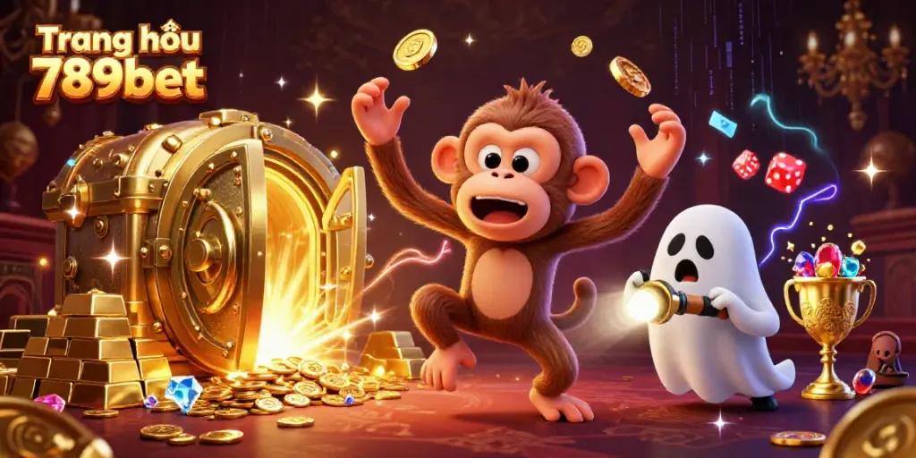 Experience the magic of Trang chủ 789bet with playful characters in a haunted casino.