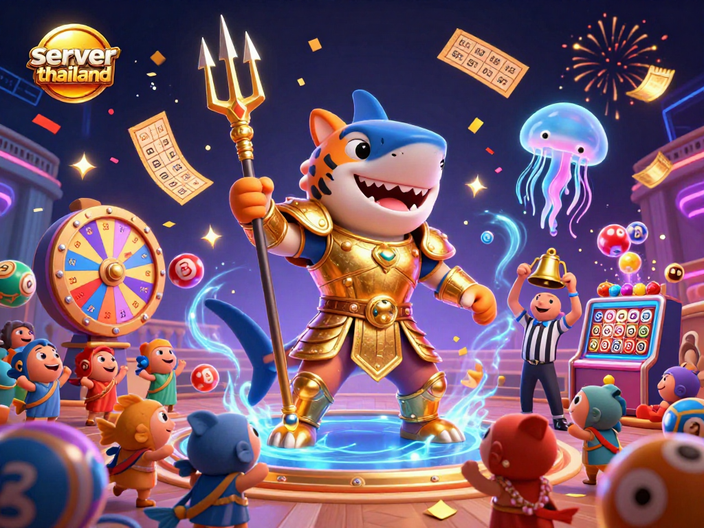 Experience thrilling gameplay with server thailand in an energetic lottery scene featuring vibrant elements.