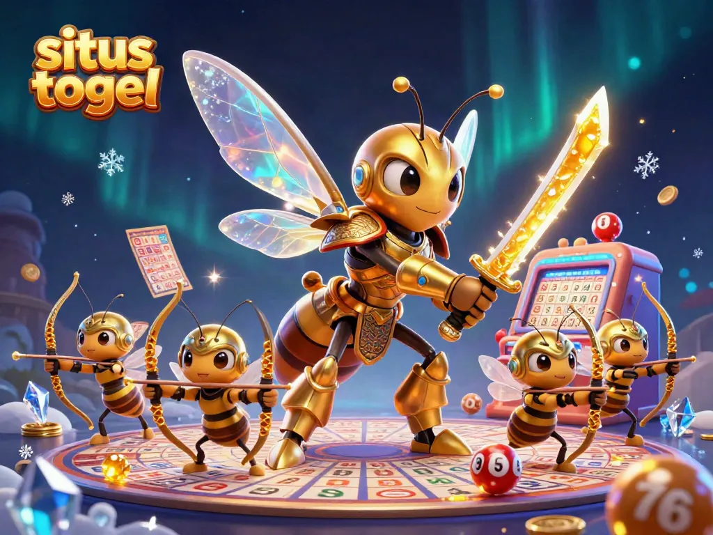 Engaging illustration showcasing situs togel themed lottery action with dynamic elements and vibrant details.