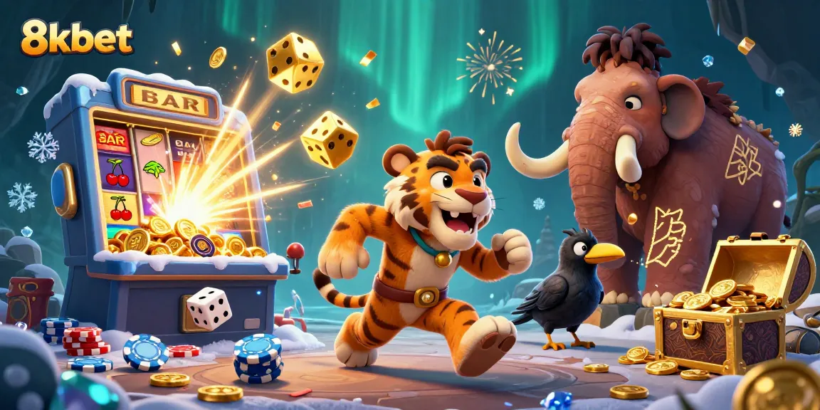 Engage with 8kbet's vibrant online casino experience through captivating gaming visuals.