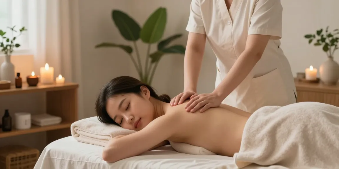 Rejuvenating 강북출장안마 massage experience in a tranquil spa setting.