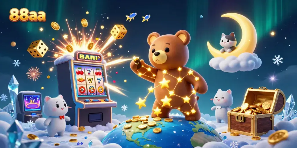 Experience thrilling fun at 88aa, where jackpot dreams burst with colorful symbols and coins!