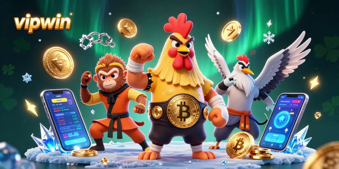 Engage with vipwin casino by exploring exciting games alongside brave gaming characters.