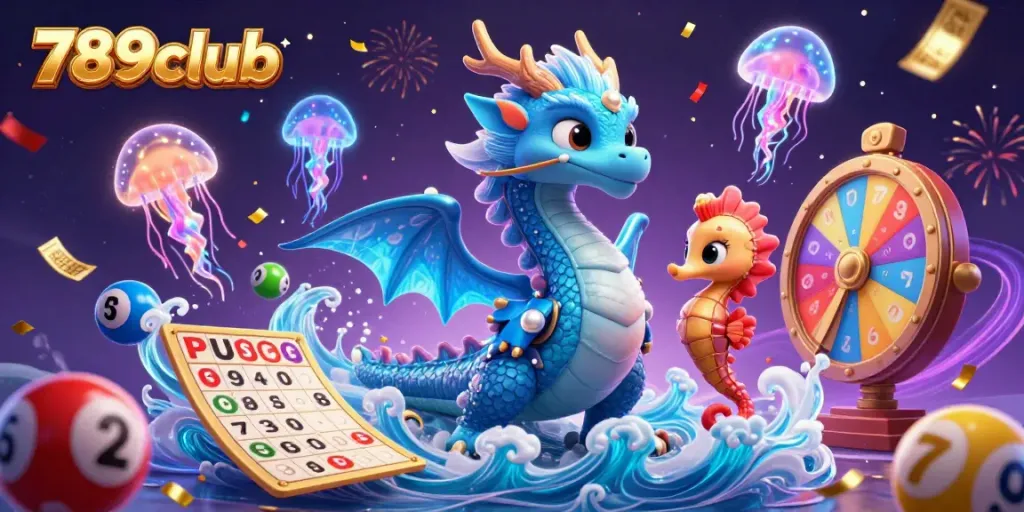Experience the thrill of gaming at 789club with dynamic lottery elements and magical cartoon characters.