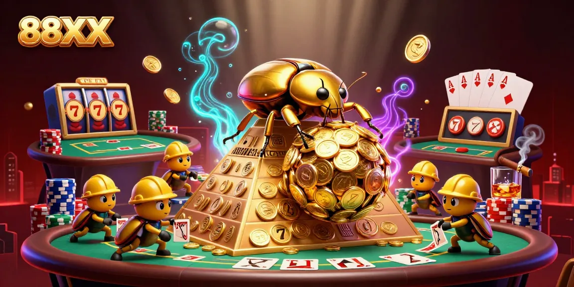 Experience dynamic gameplay at 88XX with a vibrant scene showcasing thrilling casino elements.